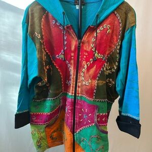 Rising International Multicolor Patchwork Jacket